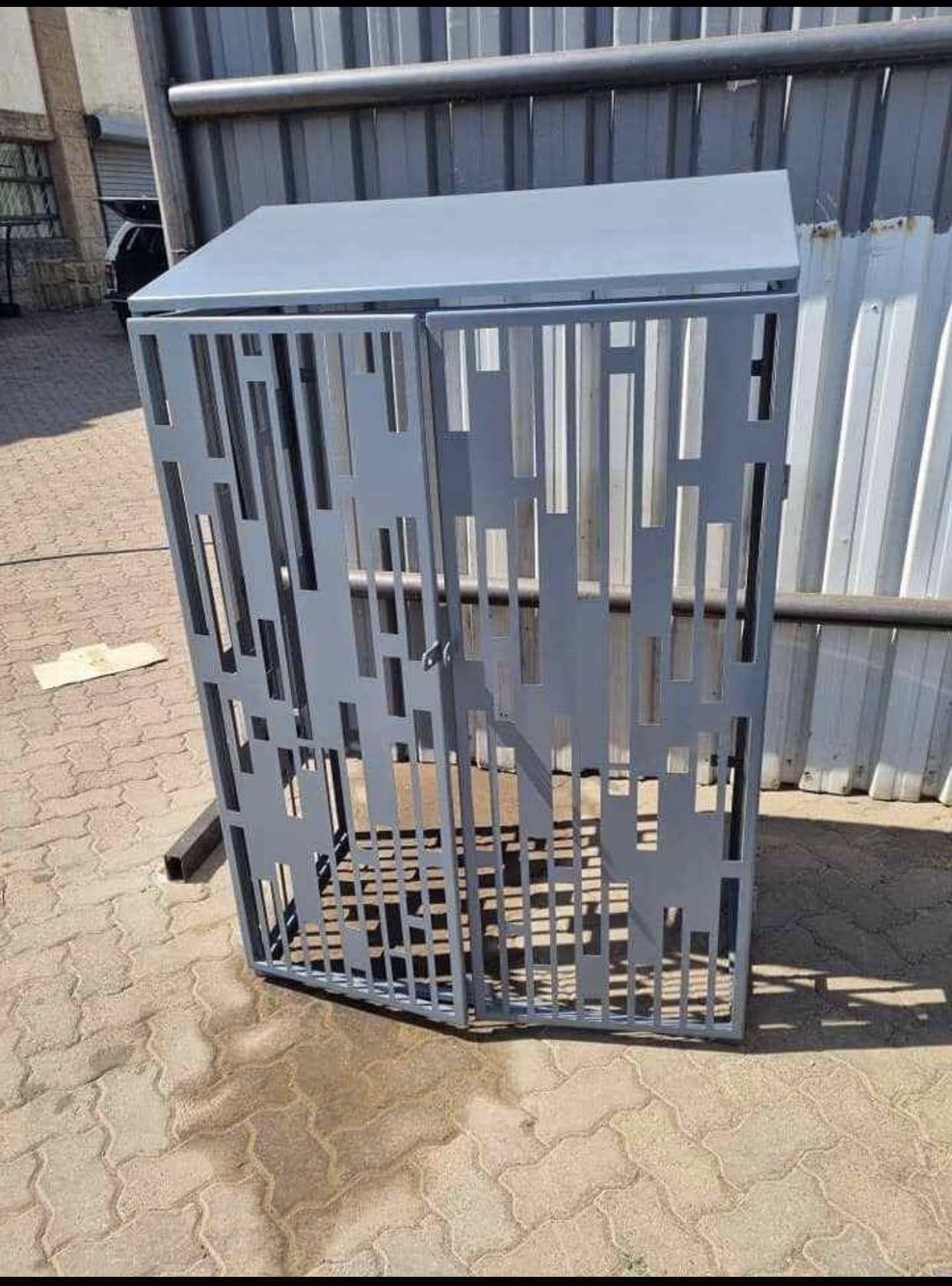 Custom steel metal fabrication by Red Flame LPG Cape Town — decorative gas cage design.